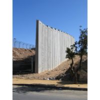 La costruzione del muro israeliano attorno a Betlemme (2005)