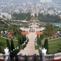 Haifa dal tempio Baha’i sul Monte Carmelo (2006)